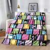This Soft Flannel Blanket From The Cartoon "Monsters, Inc." Is Suitable for Beds, Sofas, and Home Bedroom Covers.