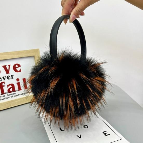 Наушники из искусственного меха норки, оверсайз, мягкие, толстые, пушистые, теплые, зимние, для активного отдыха на открытом воздухе, согревают уши, осенние