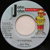 7inch Record JIGSY KING - It's Natural NONE John John Recor 1992 Jamaica Reggae, Ska & Dub Used