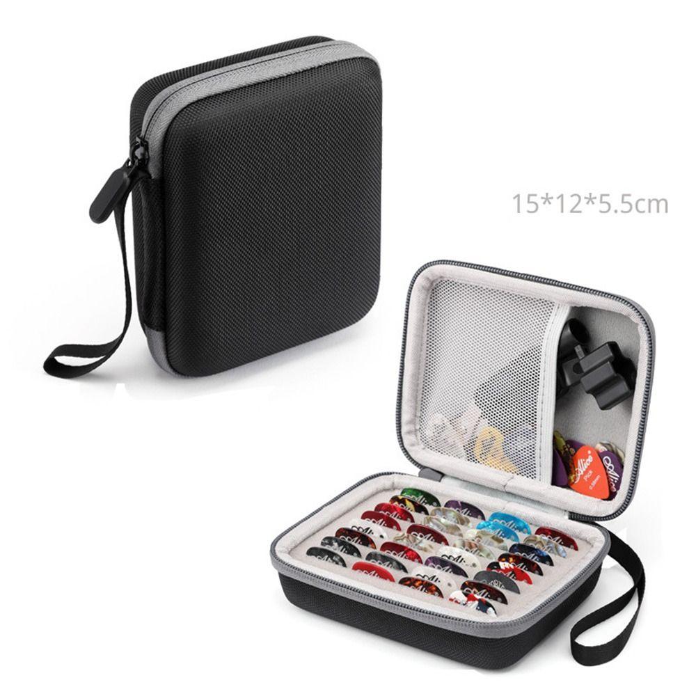 Storage Waterproof Leather Case Bag Plectrum Guitar Picks Storage Bag Guitar Pick Holder Bag