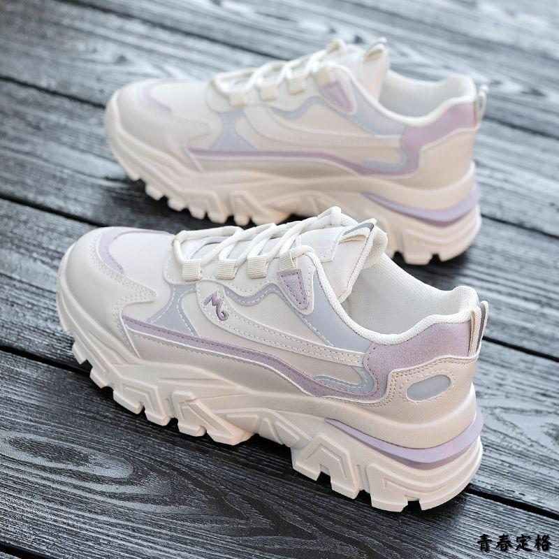Spring and Autumn New Running Shoes Ins Tide Women's Shoes Fashion Female Students Casual Sports Shoes Fashion Board Shoes Tide