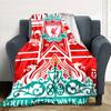 Liverpool Blanket Comfortable Great for Office Chair Chair Livingroom for All Seasons Playful Design Best Holiday Gift for Friends Family