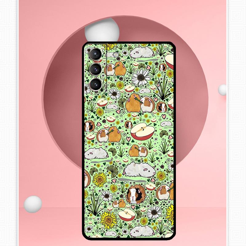Cute Cartoon Guinea Pig Cover For Samsung Galaxy S23 S24 Ultra S8 S9 S10 S22 Plus Note 10 20 Ultra S20 S21 FE Case