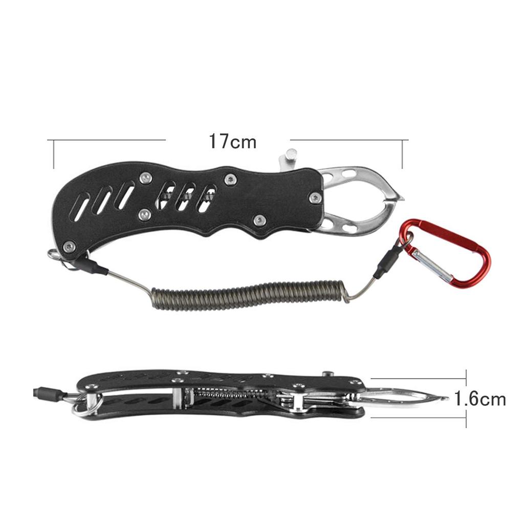 DanYun Fish Fish Fish Fishing Aluminum Fishing Can Be Used Includes Carabiner and Rope Grip, Grabber, Catcher, Pliers, Rust-Resistant Tackle,