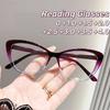 Anti Blue Light Transparent Eyeglasses Vintage Cat Eyes Frame Reading Glasses High-end Tortoiseshell Color Presbyopia Glasses