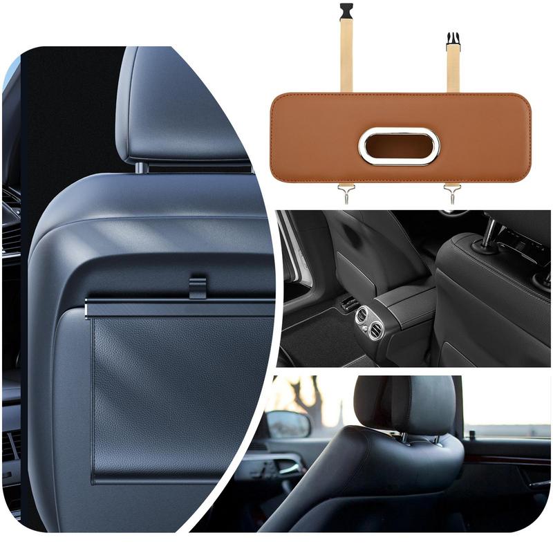 Ящик для хранения на спинке сиденья автомобиля Органайзер на заднем сиденье автомобиля Коробка для салфеток Многофункциональный подвесной подголовник Экономия места Органайзер для автомобиля