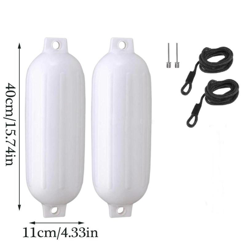 Marine Boat Fenders PVC Bumpers Reinforced Eyelet Fenders Simple Installs for Docking & Collision Resistance of Yachts