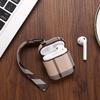AirPods Case Cover Designed for Apple Airpods 2&1 Charging Case, AirPods Leather Case, Full-Body Protective AirPods case, Cum Wrist Strap, and