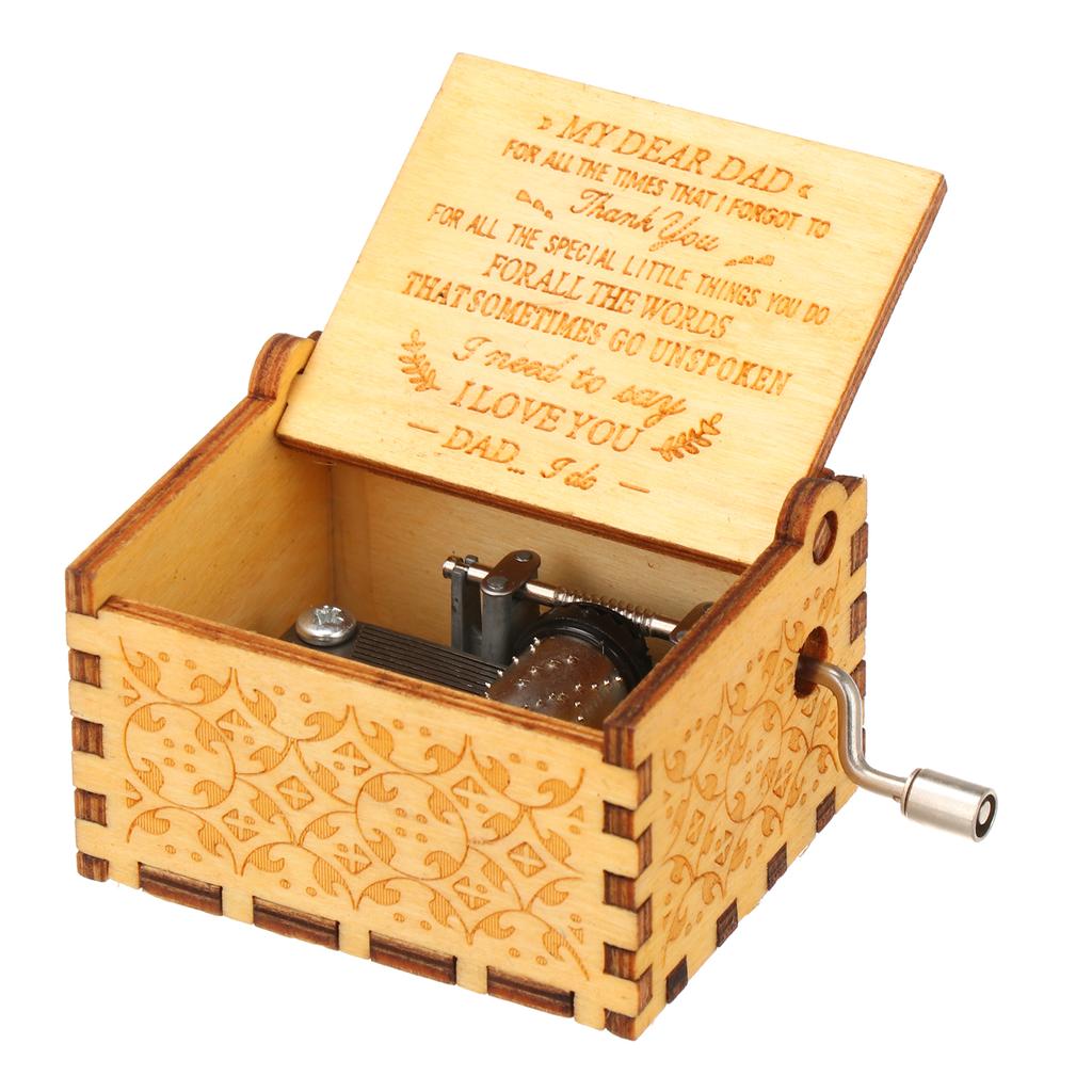 День Классика Ты Мое Солнышко Антикварные Гравированные Музыкальные Шкатулки Деревянная Ручная Музыкальная Шкатулка