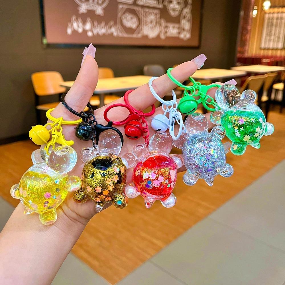 Прозрачные куклы-черепахи цвета конфет, светящиеся зыбучие пески, бутылка, украшение, пара