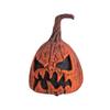 Halloween Pumpkin Latex Material Non-deformation Luminous Sounding Pumpkin Ornaments Latex Horror Pumpkin Head (need To Bring 3 AA Batteries)