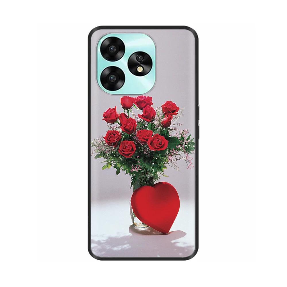 Для чехла UMIDIGI A15 A15C Модный Милый Чехол Черный Мягкий Силиконовый Чехлы для Телефона Для UMIDIGI A15C Funda A 15 UMIDIGIA15 Сумки