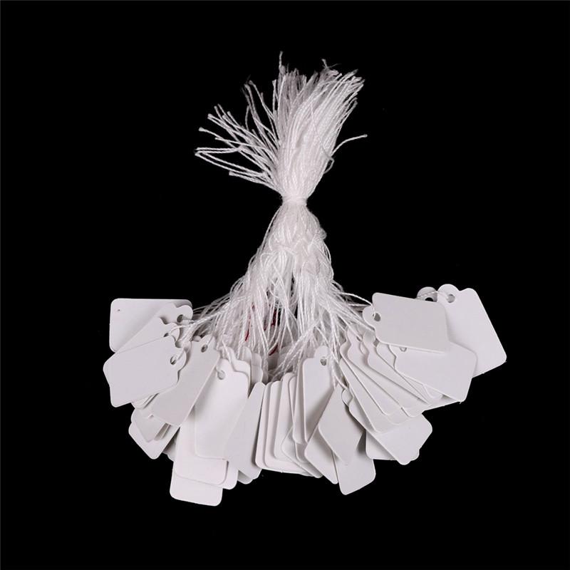 100X этикетки для галстуков, натянутые на веревку, билеты с ценами, ювелирные изделия, часы, витрина для одежды, бирки