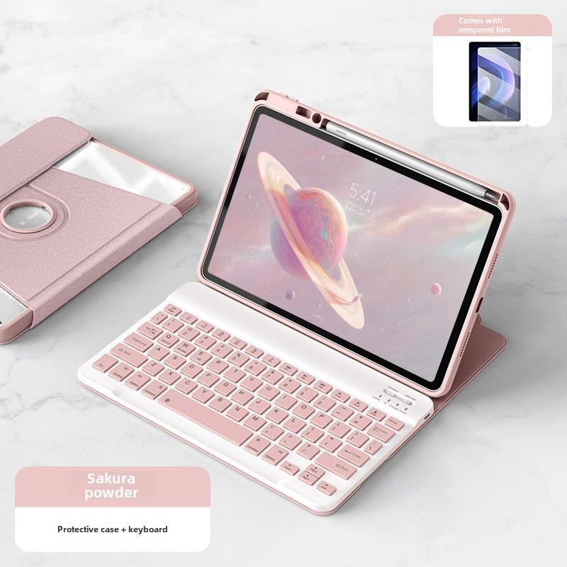 IPad 2019/20 (10,2 дюйма) Вращающийся чехол-клавиатура с гнездом для ручки