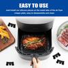 Air Fryer Rubber Bumpers, 4 Packs Replacement Parts for tant Vortex Gourmia Cosori and other Air Fryers, Air Fryer Accessories Silicone Protective