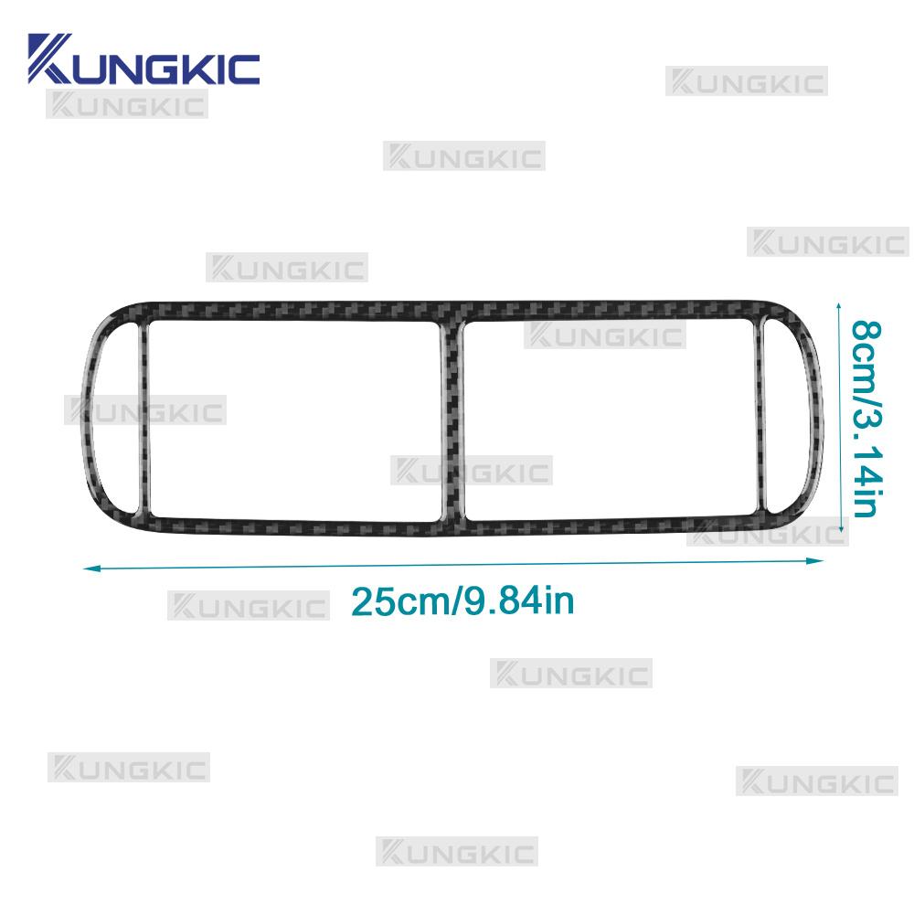 Декоративная накладка в салон под карбон для Seat Leon MK1 1M 1999 2000 2001 2002 2003 2004 Центральная панель воздуховода AC