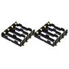 1-5Pcs 18650 SMT Battery Holder 18650 SMD Battery Box with Bronze Pins Rechargeable Battery Holder Clip Storage Case Power Bank