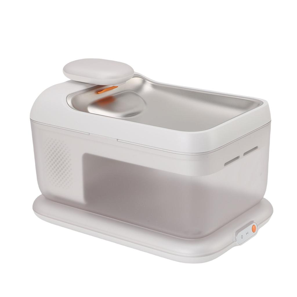 Фонтан для воды для кошек Беспроводной умный диспенсер для воды для домашних животных Нержавеющая сталь 4,5 л Большая миска для воды для собак