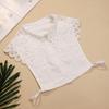 Versatile Fake Collar Women'S Chiffon Fake Collar White Large Collar Shirt Collar Season Sweater Decorative Collar