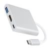USB-концентратор 3-в-1 типа C, адаптер USB 3.1 на USB-C 4K USB 3.0 HDMI-концентратор с алюминиевым корпусом, для OS X,