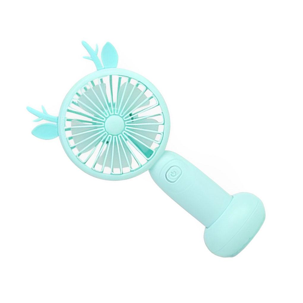 Portable Mini Handheld Small Desk Fan Cooler Cooling USB Rechargeable Fan