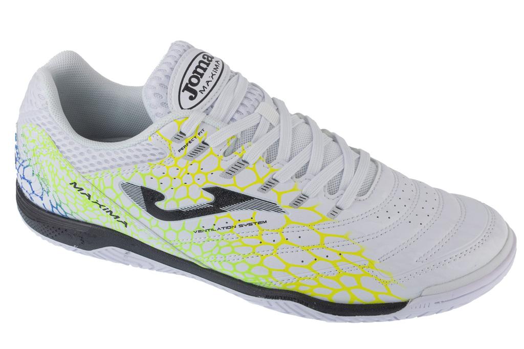 Joma Maxima 25 MAXW IN, Mens White Indoor Football Trainers