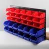 30-Piece Wall-Mounted Plastic Drawer Storage Box Set