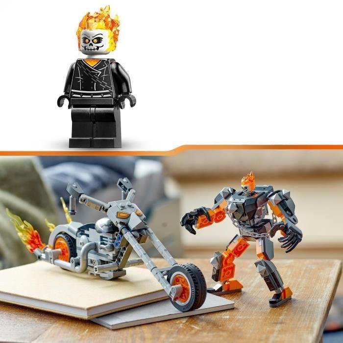 LEGO® Marvel 76245 Le Robot et la Moto de Ghost Rider, Jouet avec Figurine Super-Héros