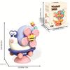 High Chair Toy with Suction Cups, Toy Gift Snail Windmill Spinner - Convertible Push and Go Car,Youngsters Snail Shape Bath Toys Boys Girls