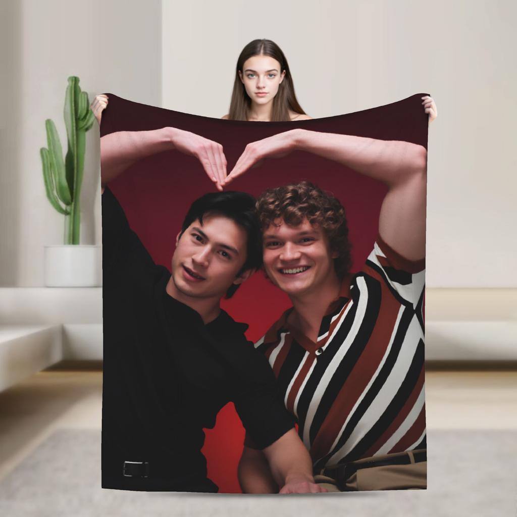 Heated Rivalry Flannel Blankets Warm Soft Throw Blanket for Living Room Travel Street Trend Bedspread Sofa Bed Cover
