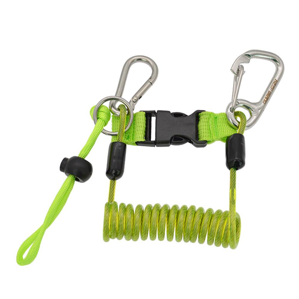 Scuba Diving Camera Lanyard with Quick Release Buckle Camera Drifting Lanyard Stainless Steel for Underwater Camera Flashlight