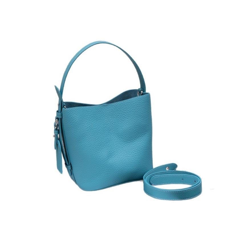 Сумка-ведро из коровьей кожи Женская сумка из натуральной кожи Женская сумка на одно плечо подмышкой Повседневная сумка на одно плечо