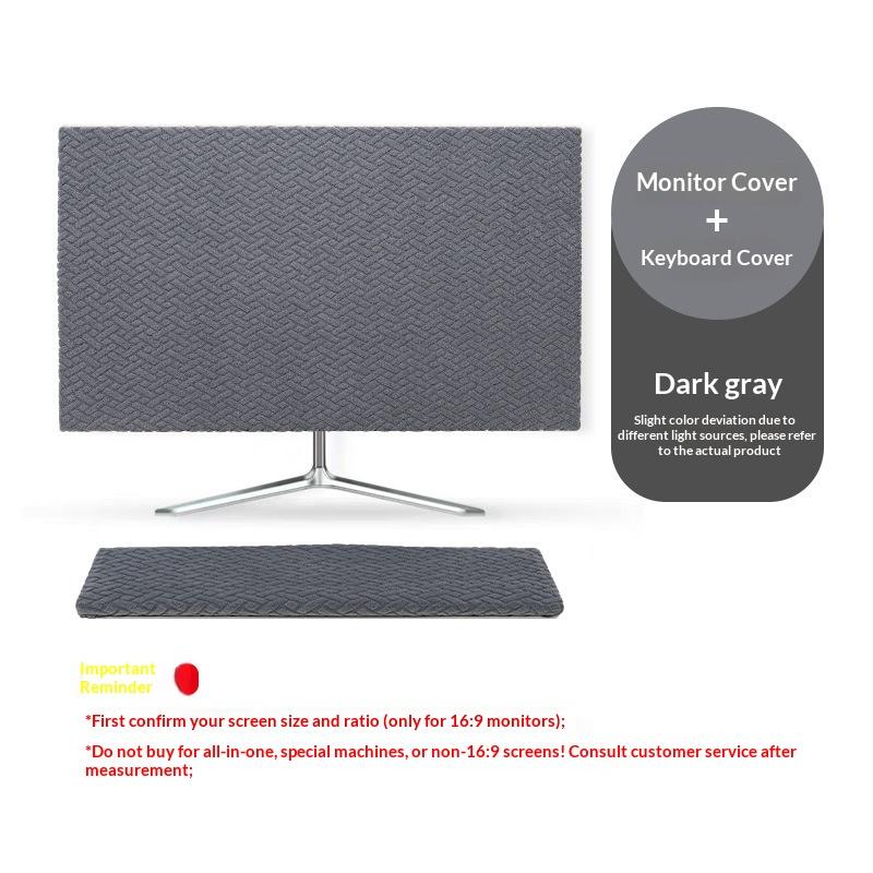 Elastic Dust Cover for 27-30 Inch Monitors Perfect for Home Office Protection