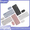Logitech Комплект клавиатуры и мыши PEBBLE 2 COMBO беспроводное двухрежимное подключение, настраиваемая кнопка сопряжение для трех устройств