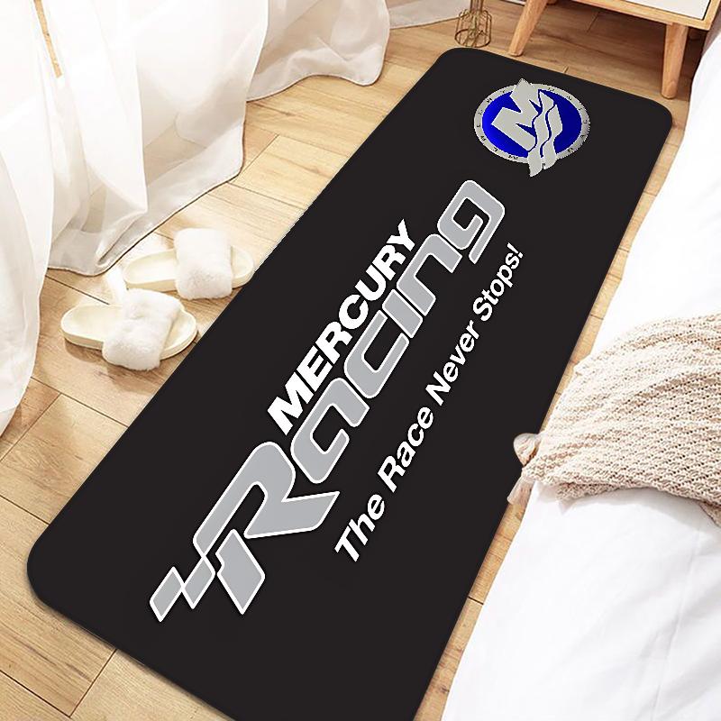 Mercury Racing Door Mat Entrance Non-slip Doormat Washable Kitchen Carpet Living Room Hallway Rugs Bathroom Bath Door Mats