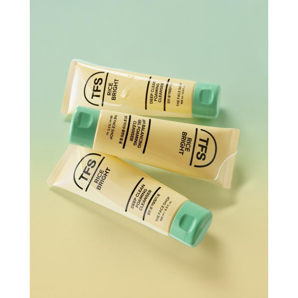 The Face Shop Очищающая пенка для умывания с рисом, слабощелочная, 100 мл