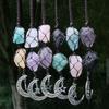 Handicraft Car Hanging Mysterious Car Crystal Pendant Irregular Stone Hanging Ornament Keychain