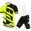 Summer Road Cycling Suit Men's Short-sleeved Overalls Breathable Sweat-wicking Cycling Sports Suit