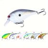 6pcs Artificial Wobbler Shallow Diving Crankbait - Catch More Bass & Pike with Hard Bait Fishing Lure!