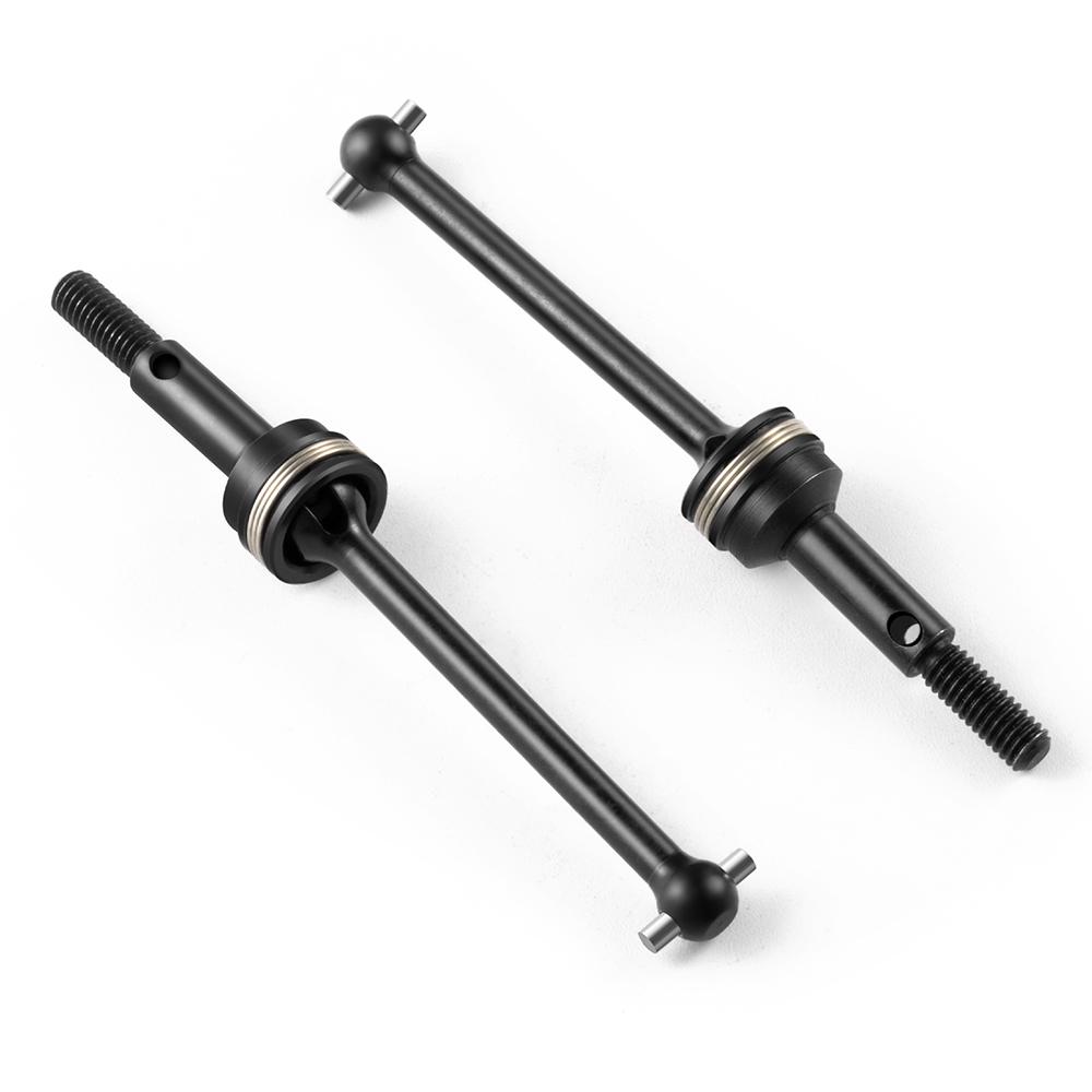 YEAHRUN 2PCS Steel CVD Drive Shaft Front Rear Universal for Tamiya TT02 TT01 TC01 1/10 RC Model Drift Car Upgrade Parts