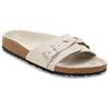 Birkenstock Женские белые узкие шлепанцы-сабо Oita с плетением 1030584