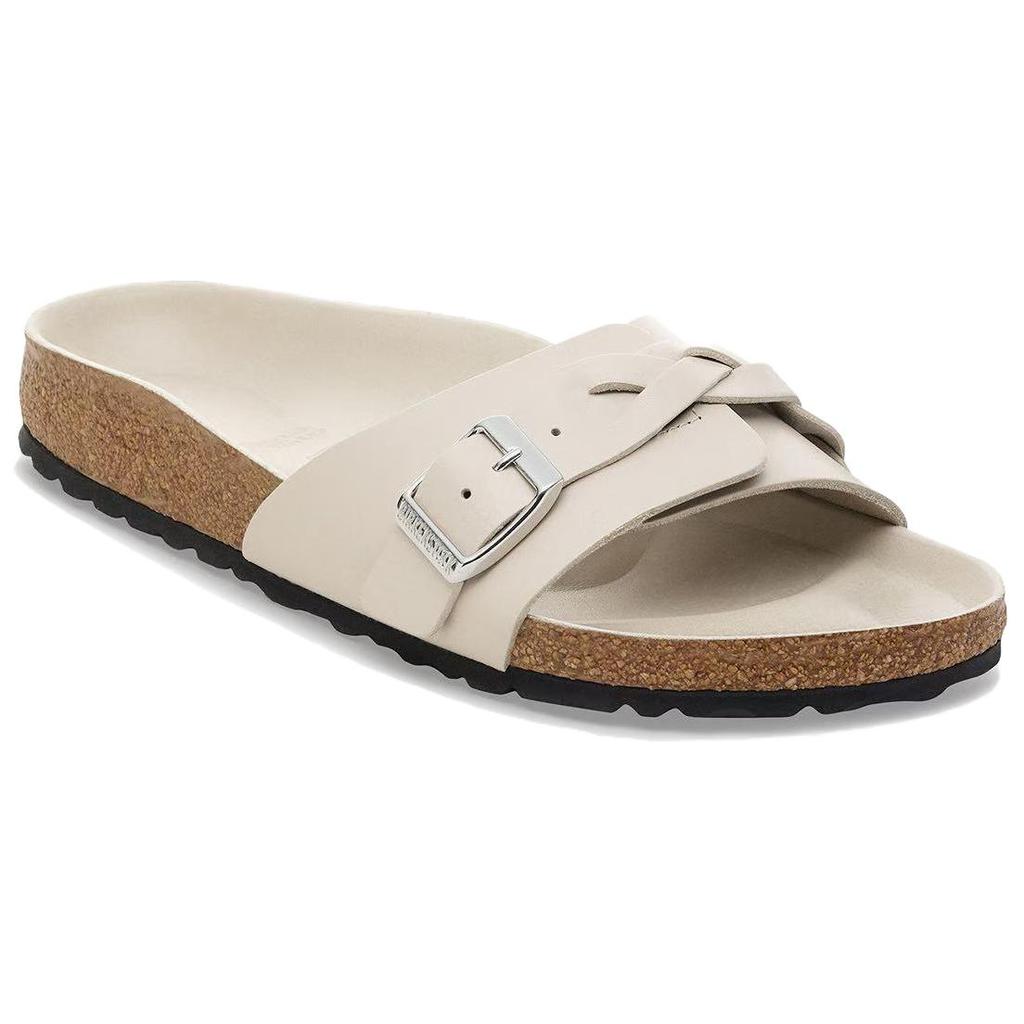 Birkenstock Женские белые узкие шлепанцы-сабо Oita с плетением 1030584