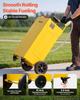 VEVOR 113.6L Diesel Caddy, Carbon Steel, Portable Diesel Transfer Storage Tank with Electric Pump & 4 Rolling Wheels, Transfer Can Container