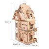 3D деревянная вилла головоломка игрушка развивающие поделки головоломка сборная модель подарок для детей взрослых