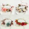 Boho Women Hair Band Floral Wreath Fairy Crown Flower Wedding Headband Garland