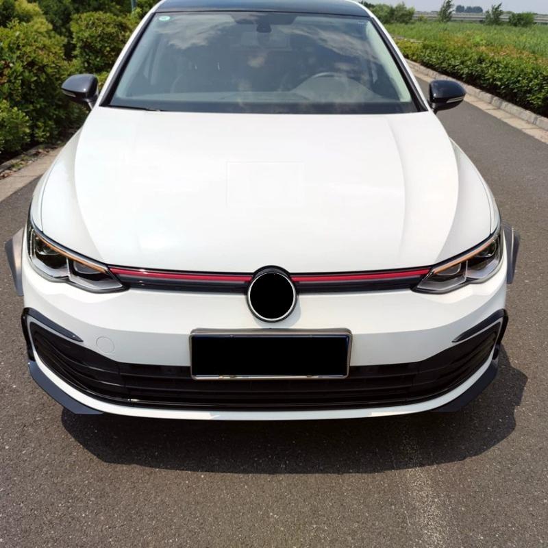 Bande décorative de calandre de pare-chocs avant ABS pour VW Golf 8 MK8 2020 2021 2022 2023