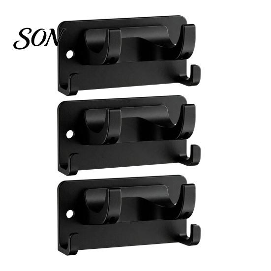 Garden Shed Organization System Wall Mount Garage Tool Organizer, Heavy Duty ABS Compact Storage Bracket, Weather Waterproof Rack for Outdoor