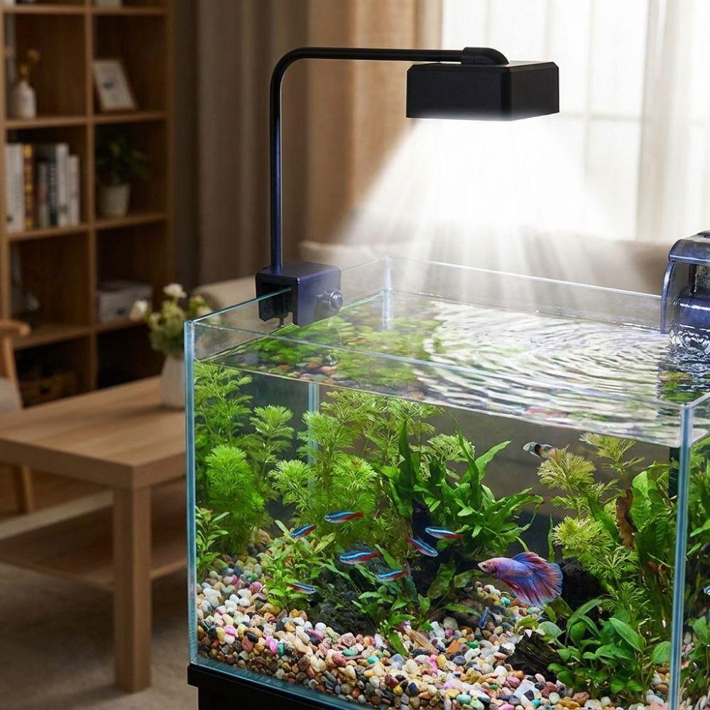 3 Color Modes Fish Tank Clip Lamp Waterproof Plant Grow Light LED Aquarium Light Marine Aquarium