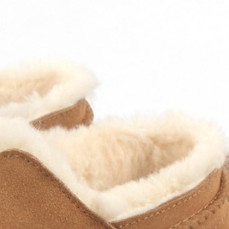 2027 New Design Winter Women Men Genuine Cow Leather Snow Boots Female Fashion Ankle Boots Classic Ladies Warm Fur Flat Shoes