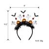 Halloween Ghost Festival White Ghost Bat with Ball Hair Buckle Hair Accessories Headband Headband Headband Party Dress Up Props